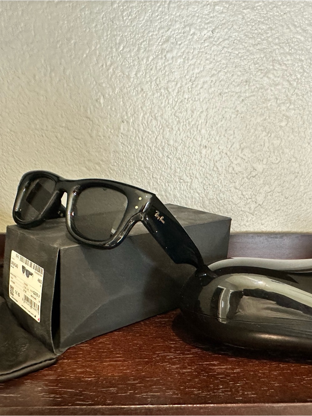 Ray-Ban x A$AP Rocky Wayfarer Puffer RB4940 Black Sunglasses